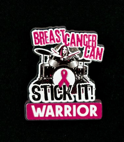 Lapel Pin - Breast Cancer Can Stick It!