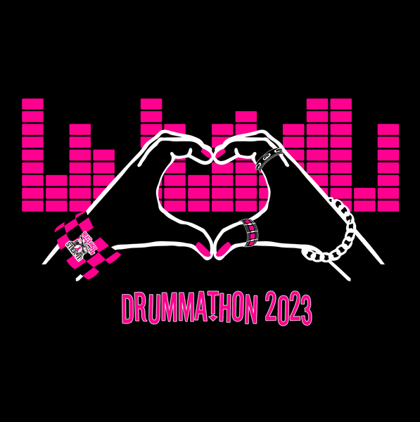 2023 Drummathon Unisex Black Ringer