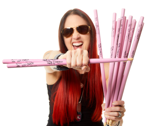 Drummathon Drumsticks - Breast Cancer Can Stick It!