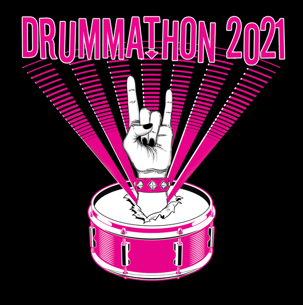 Drummathon 2021 Women's Cut Black T-shirt